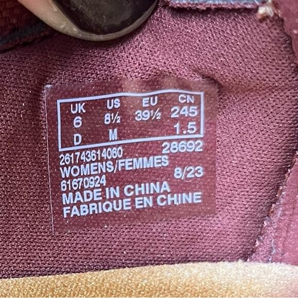 CLARKS Meadow Opal Chestnut Leather Slip On‎ Flat Loafer Ballet Slipper Size 8.5 - Picture 5 of 8